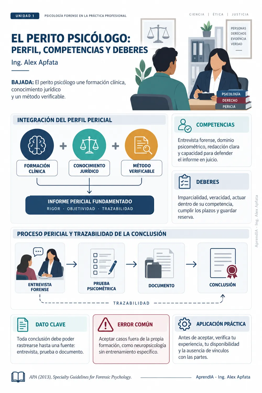Página real 1 de Peritaje Psicológico Forense: Entrevista, Pruebas e Informe