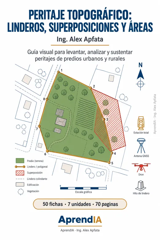 Portada: Peritaje Topográfico: Linderos, Superposiciones y Áreas