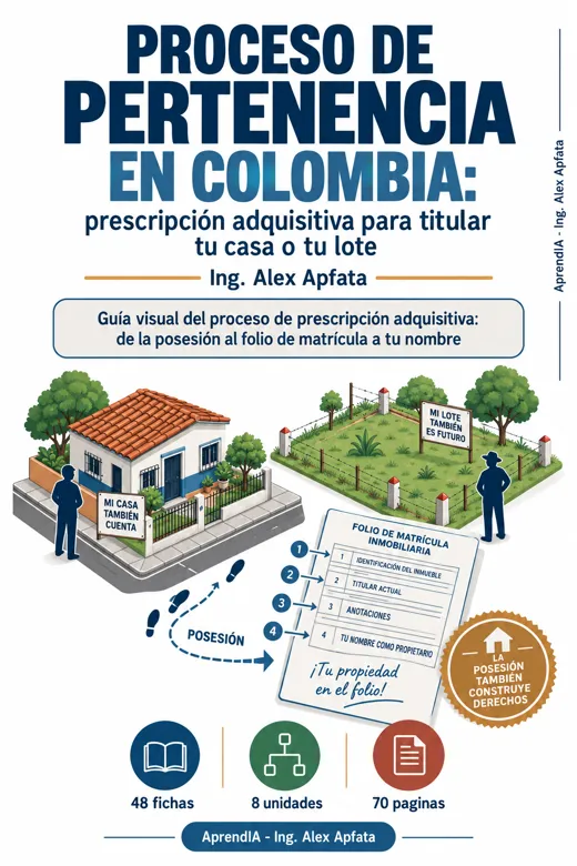 Portada: Proceso de Pertenencia en Colombia: prescripción adquisitiva para titular tu casa o tu lote