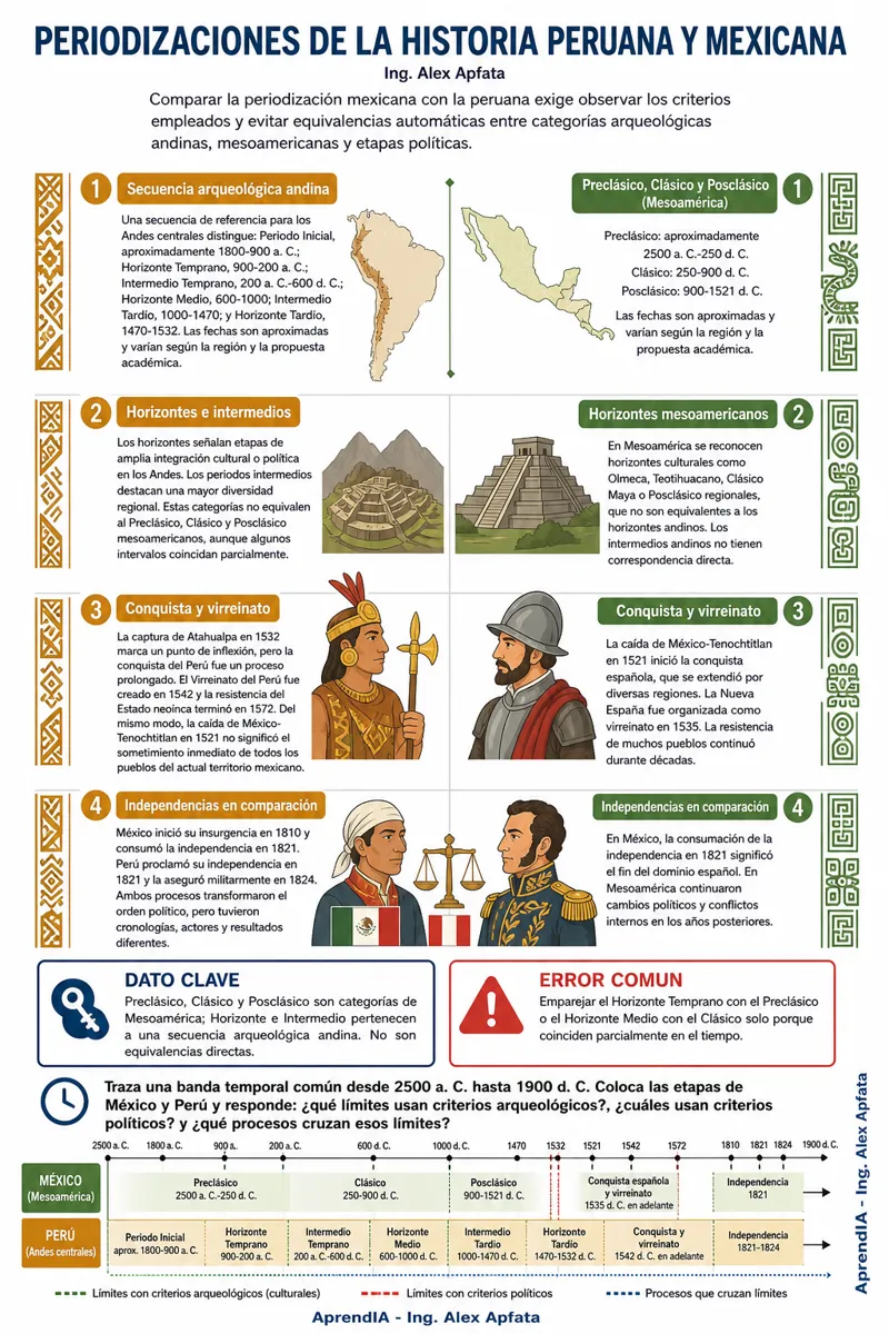 Página real 2 de Guía de Historia Comparada de México y Perú para Secundaria
