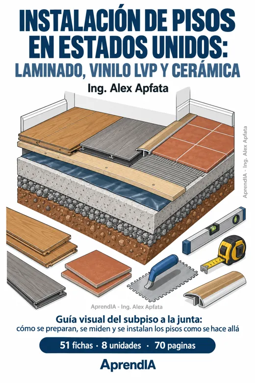 Portada: Instalación de Pisos en Estados Unidos: Laminado, Vinilo LVP y Cerámica