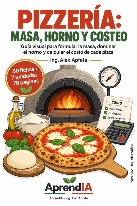 Portada: Pizzería: Masa, Horno y Costeo