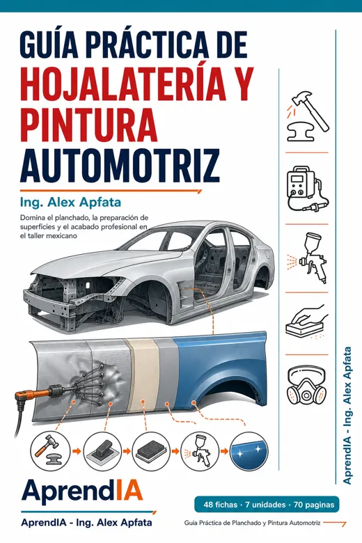 Portada: Guía Práctica de Hojalatería y Pintura Automotriz