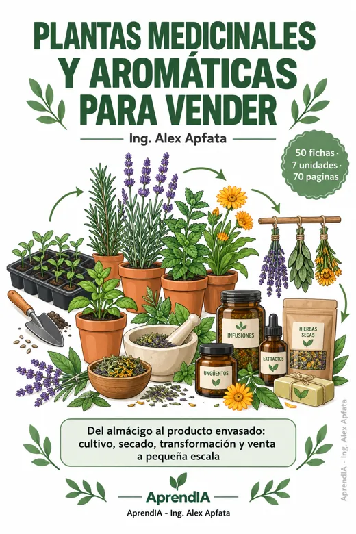Portada: Plantas Medicinales y Aromáticas para Vender