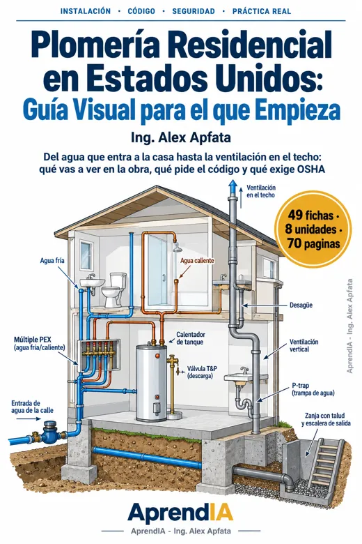 Portada: Plomería Residencial en Estados Unidos: Guía Visual para el que Empieza