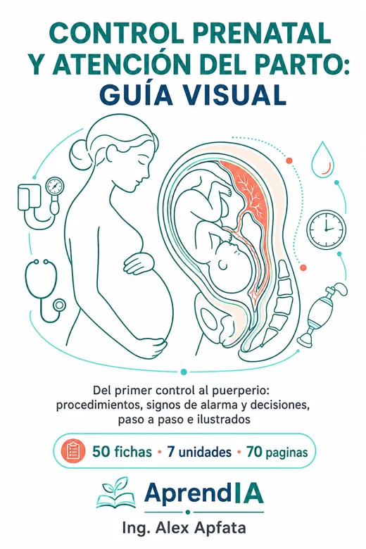 Portada de Control Prenatal y Atención del Parto: guía visual