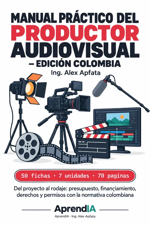 Portada: Manual Práctico del Productor Audiovisual – Edición Colombia
