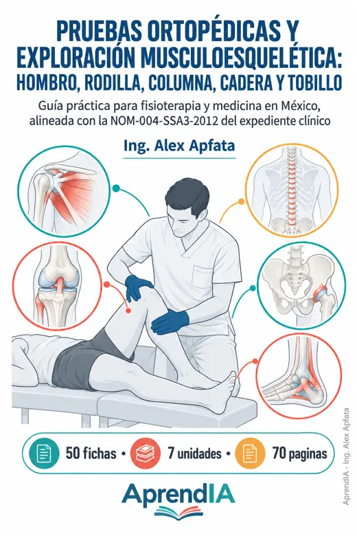 Portada: Pruebas Ortopédicas y Exploración Musculoesquelética: Hombro, Rodilla, Columna, Cadera y Tobillo