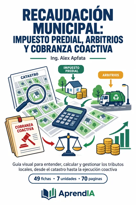 Portada: Recaudación Municipal: Impuesto Predial, Arbitrios y Cobranza Coactiva