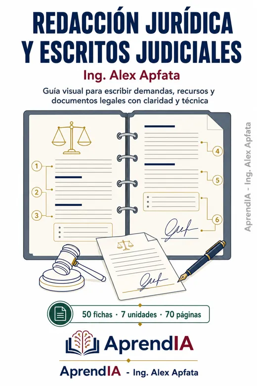 Portada: Redacción Jurídica y Escritos Judiciales