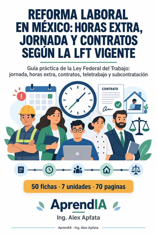 Portada de Reforma Laboral en México: Horas Extra, Jornada y Contratos según la LFT Vigente