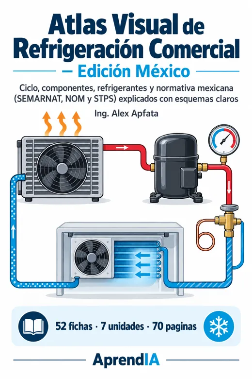 Portada: Atlas Visual de Refrigeración Comercial – Edición México