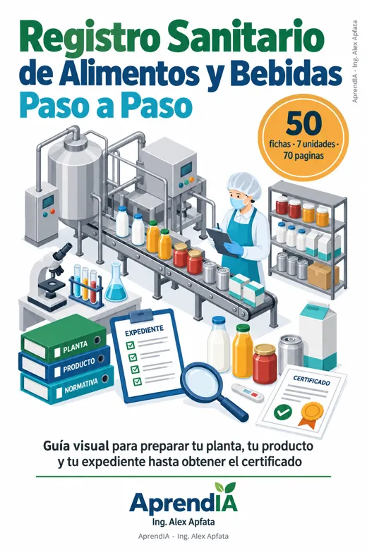 Portada: Registro Sanitario de Alimentos y Bebidas Paso a Paso