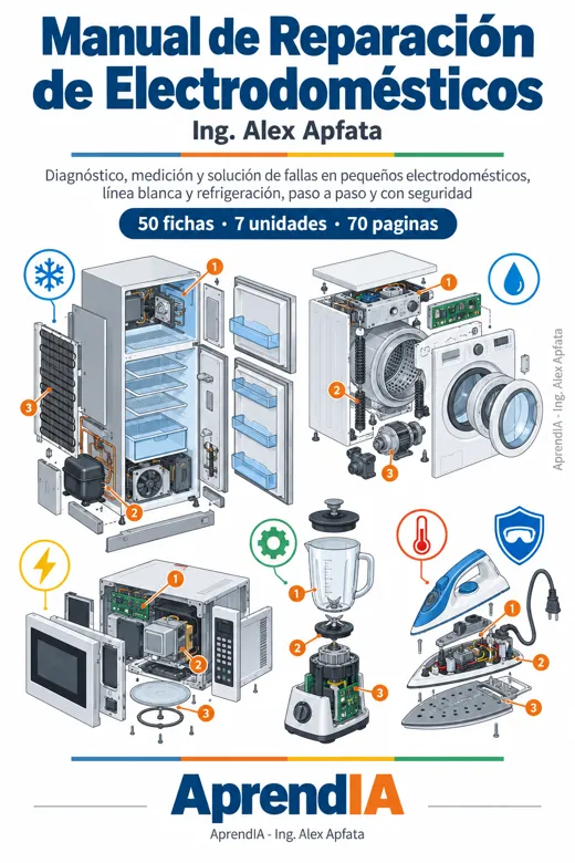 Portada: Manual de Reparación de Electrodomésticos