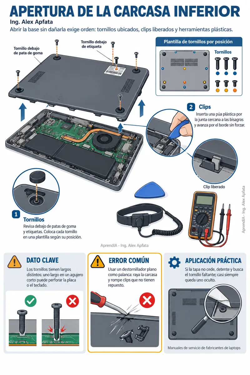 Página real 4 de Reparación de Laptops: Placa, Pantalla y Bisagras — Edición México