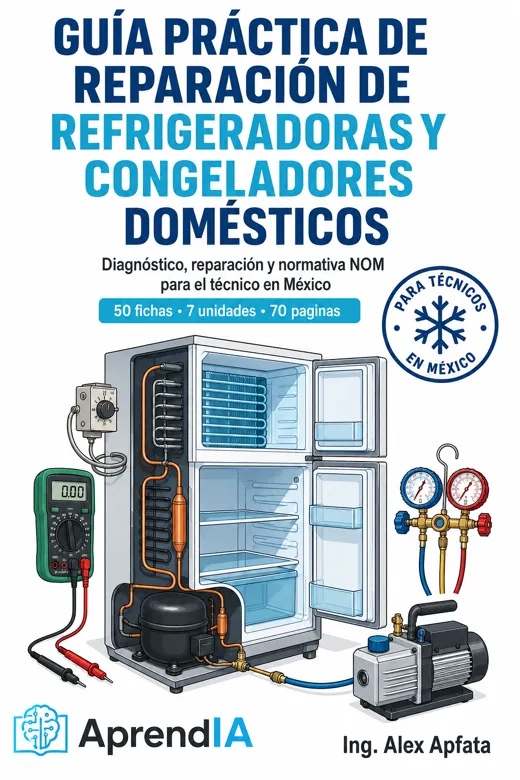 Portada de Guía Práctica de Reparación de Refrigeradores y Congeladores Domésticos