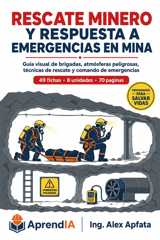 Portada de Rescate Minero y Respuesta a Emergencias en Mina