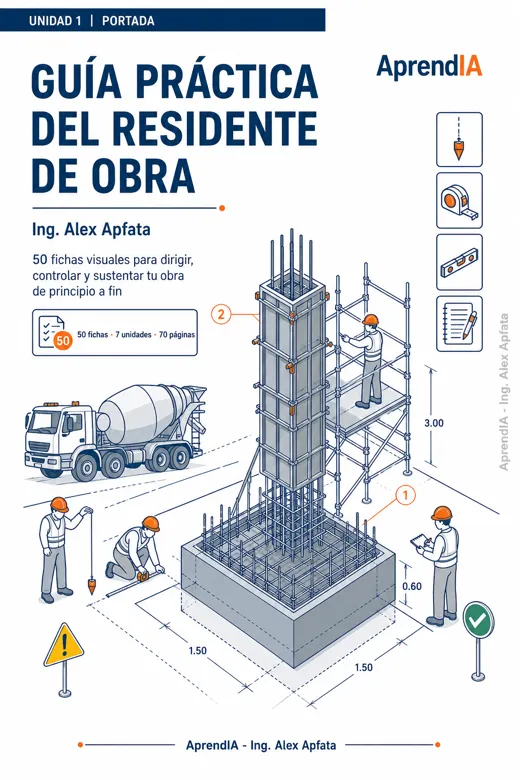 Portada de Guía Práctica del Residente de Obra
