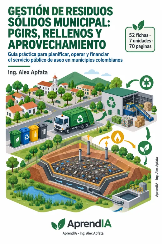 Portada: Gestión de Residuos Sólidos Municipal: PGIRS, Rellenos y Aprovechamiento