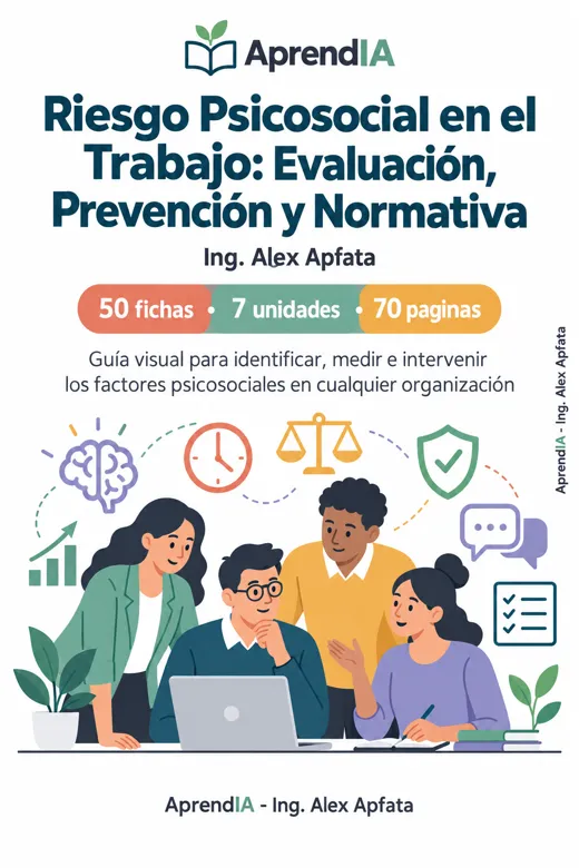 Portada: Riesgo Psicosocial en el Trabajo: Evaluación, Prevención y Normativa