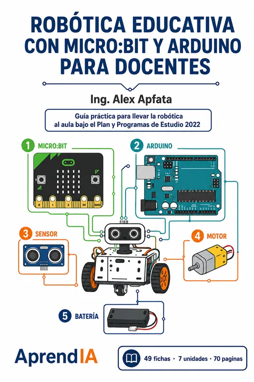 Portada: Robótica Educativa con micro:bit y Arduino para Docentes