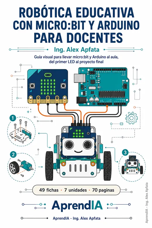 Portada: Robótica Educativa con micro:bit y Arduino para Docentes