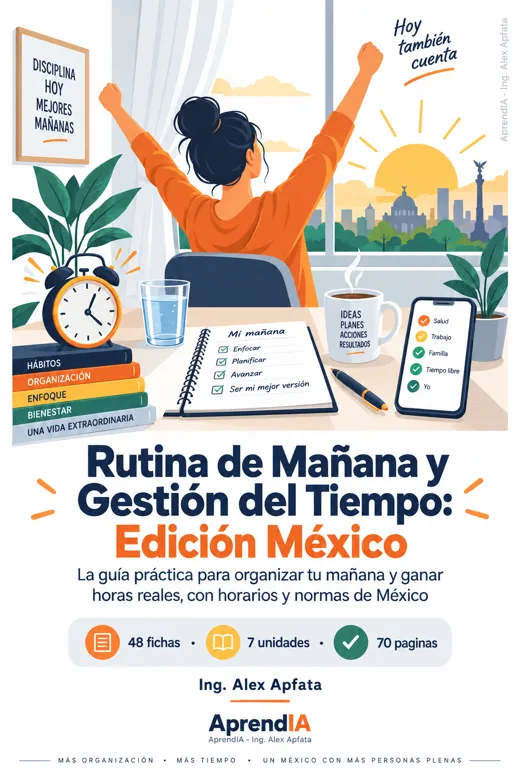 Portada: Rutina de Mañana y Gestión del Tiempo: Edición México