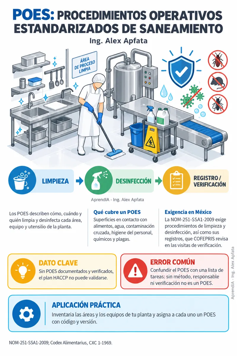 Página real 3 de Programa de Saneamiento en Planta: Limpieza, Desinfección y Control de Plagas