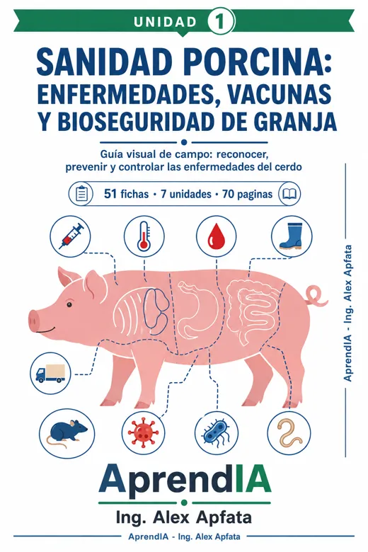 Portada: Sanidad Porcina: enfermedades, vacunas y bioseguridad de granja