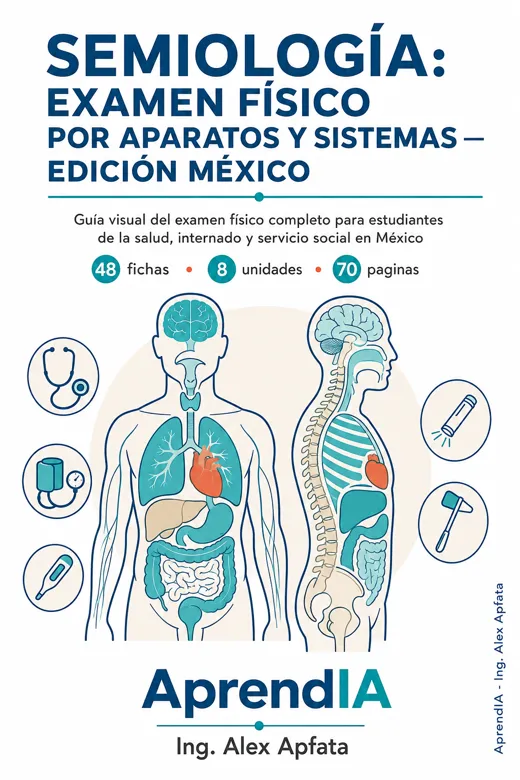 Portada de Semiología: examen físico por aparatos y sistemas — Edición México