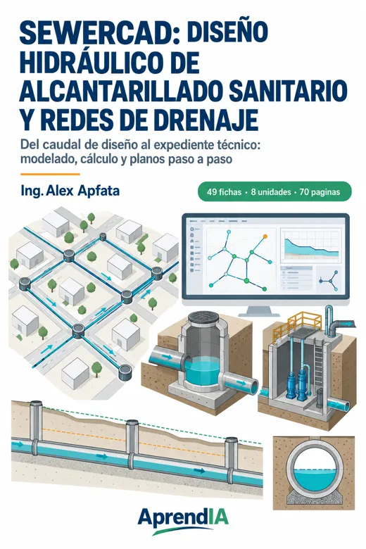 Portada: SewerCAD: Diseño Hidráulico de Alcantarillado Sanitario y Redes de Drenaje