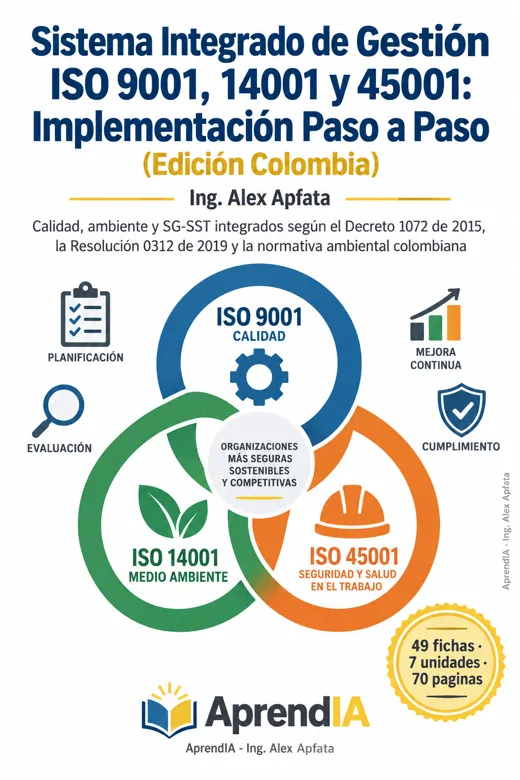 Portada: Sistema Integrado de Gestión ISO 9001, 14001 y 45001: Implementación Paso a Paso (Edición Colombia)