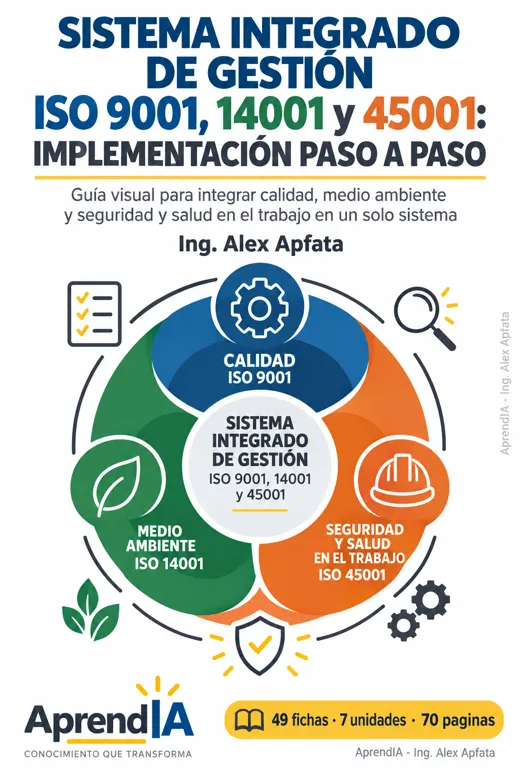 Portada: Sistema Integrado de Gestión ISO 9001, 14001 y 45001: Implementación Paso a Paso
