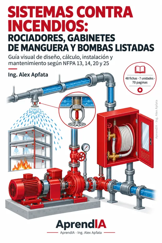 Portada: Sistemas Contra Incendios: Rociadores, Gabinetes de Manguera y Bombas Listadas