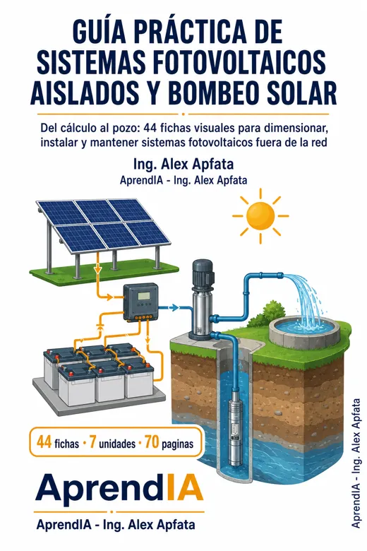 Portada de Guía Práctica de Sistemas Fotovoltaicos Aislados y Bombeo Solar
