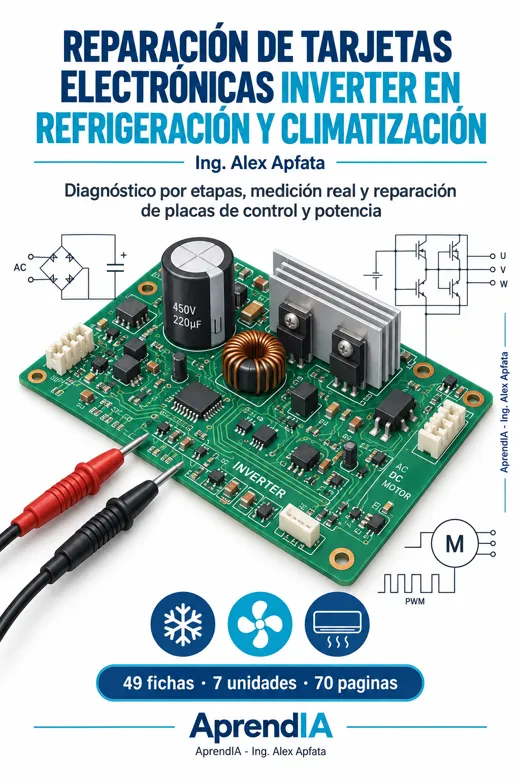 Portada: Reparación de Tarjetas Electrónicas Inverter en Refrigeración y Climatización