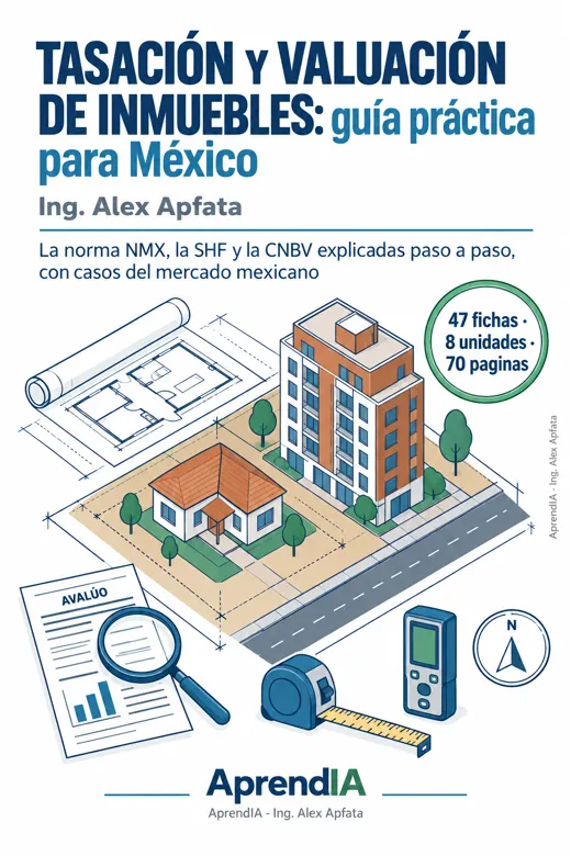 Portada: Tasación y Valuación de Inmuebles: guía práctica para México