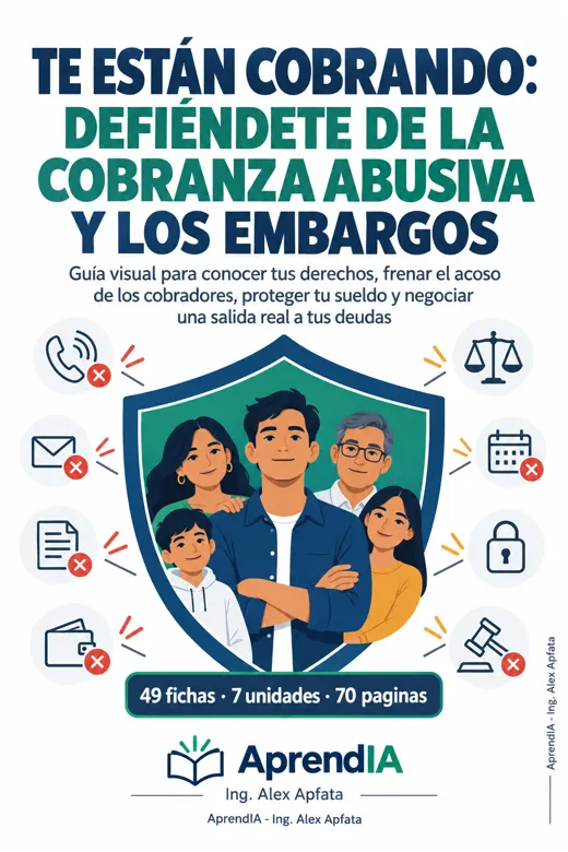 Portada: Te Están Cobrando: Defiéndete de la Cobranza Abusiva y los Embargos