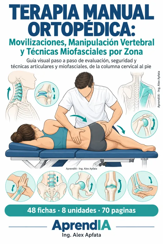Portada: Terapia Manual Ortopédica: Movilizaciones, Manipulación Vertebral y Técnicas Miofasciales por Zona