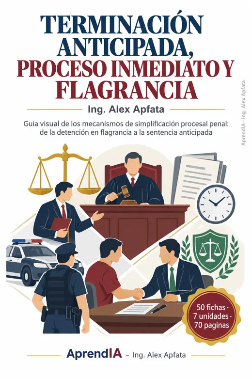Portada: Terminación Anticipada, Proceso Inmediato y Flagrancia
