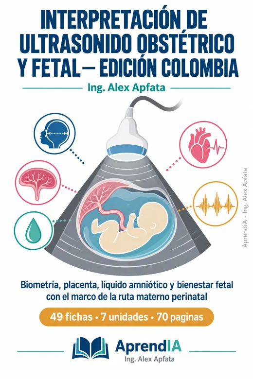 Portada: Interpretación de Ultrasonido Obstétrico y Fetal — Edición Colombia