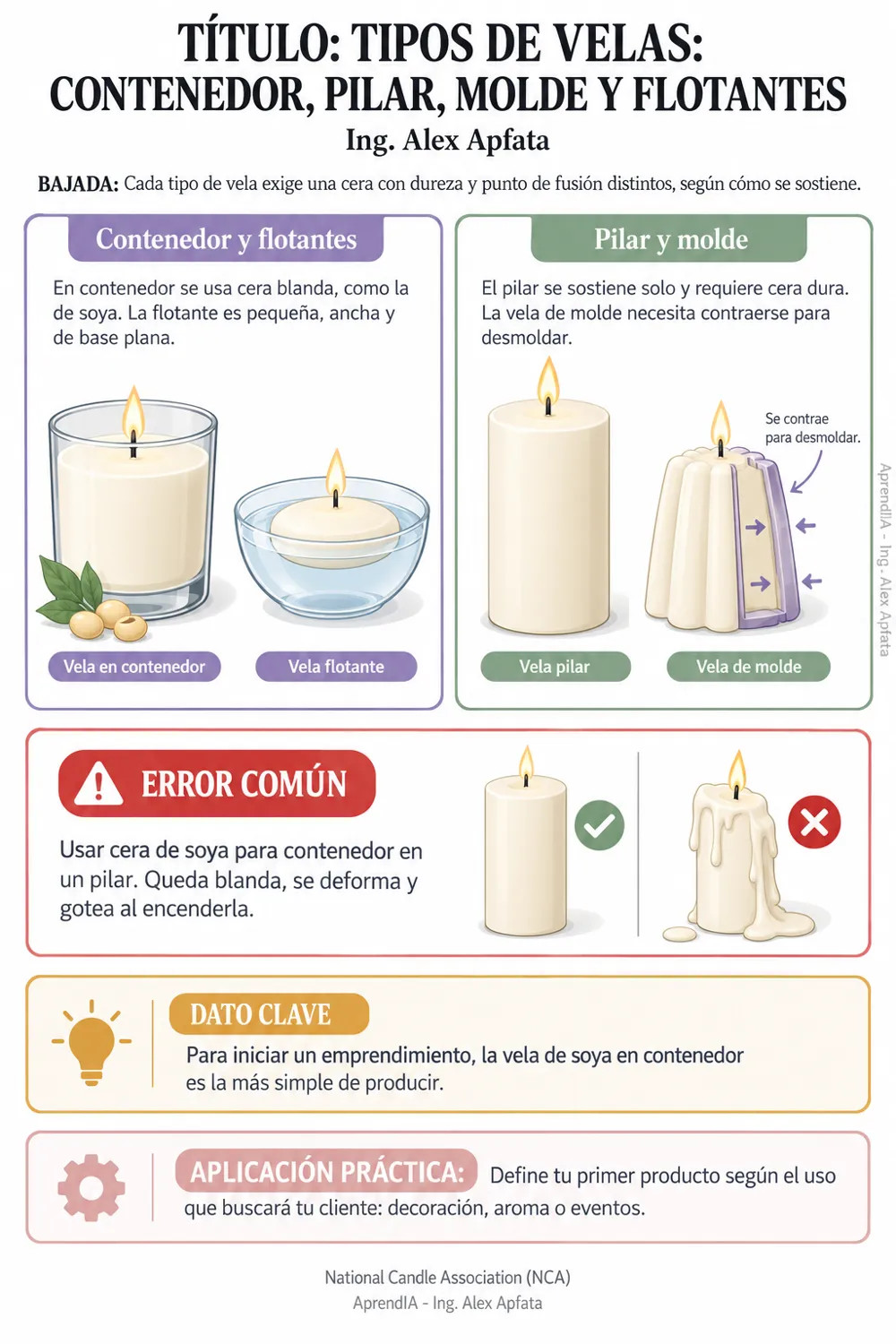 Página real 1 de Velas Aromáticas y de Soya para Vender en México