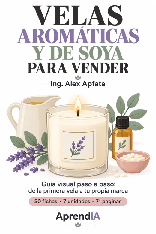 Portada: Velas Aromáticas y de Soya para Vender