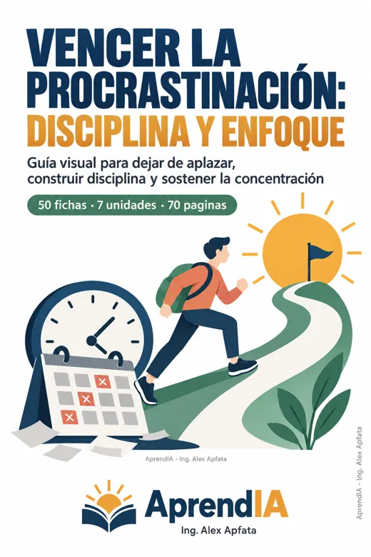 Portada: Vencer la Procrastinación: Disciplina y Enfoque