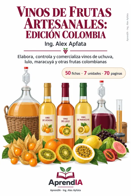 Portada: Vinos de Frutas Artesanales: edición Colombia
