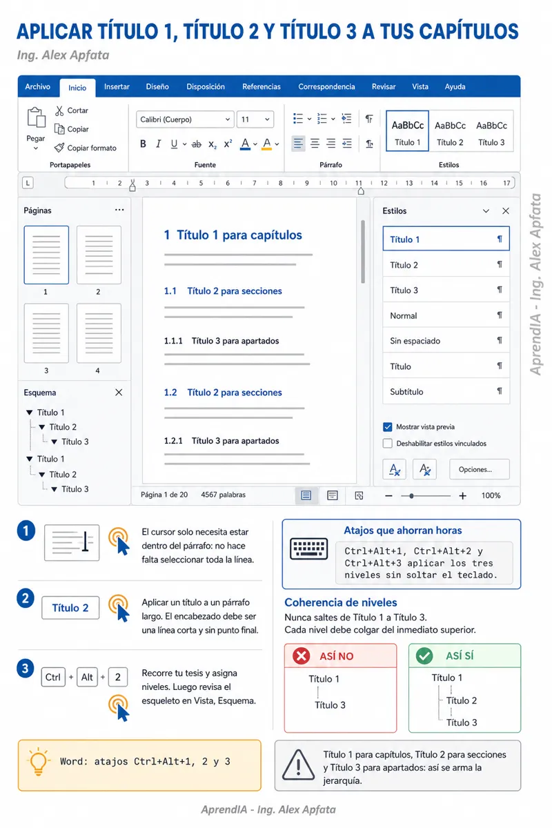 Página real 3 de Word para Informes y Tesis: estilos, índices y referencias