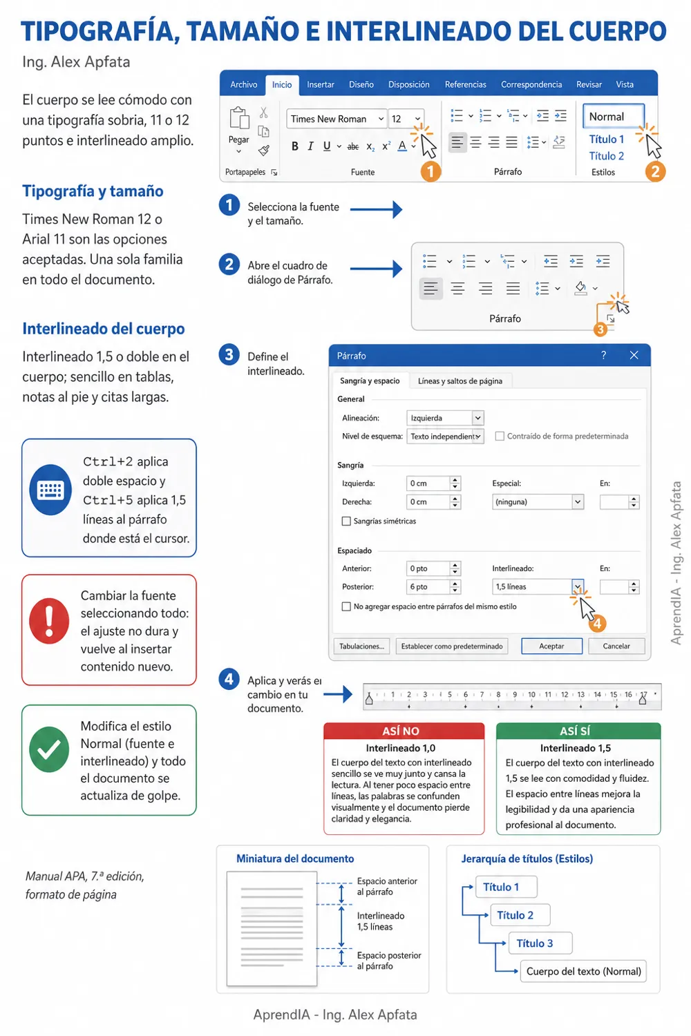 Página real 1 de Word para Informes y Tesis: estilos, índices y referencias
